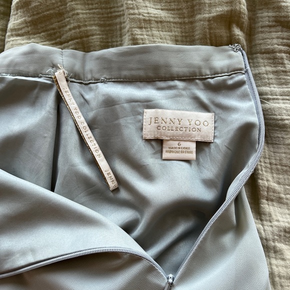 BHLDN Jenny Yoo Collection HAMPTON SKIRT MORNING MIST  size 6 - Picture 6 of 6